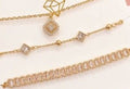 Dainty layered Diamond & Charms Necklaces