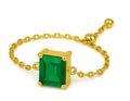 Adjustable Emerald Green Bracelet