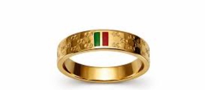 Designer band ring Gucci style