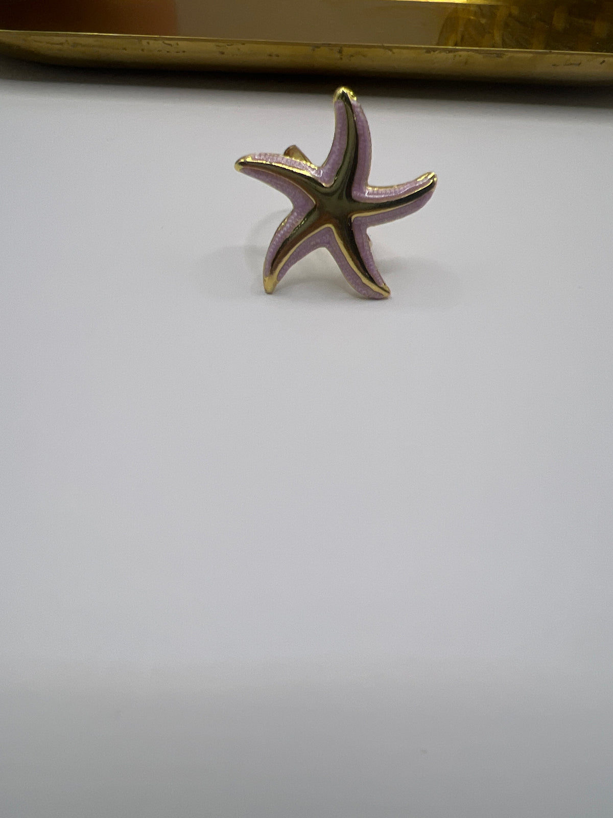 Charming Pale Pink Starfish Ring