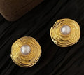 Golden Concentric Textured Domes