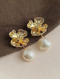 Cascading Floral Drop Earrings