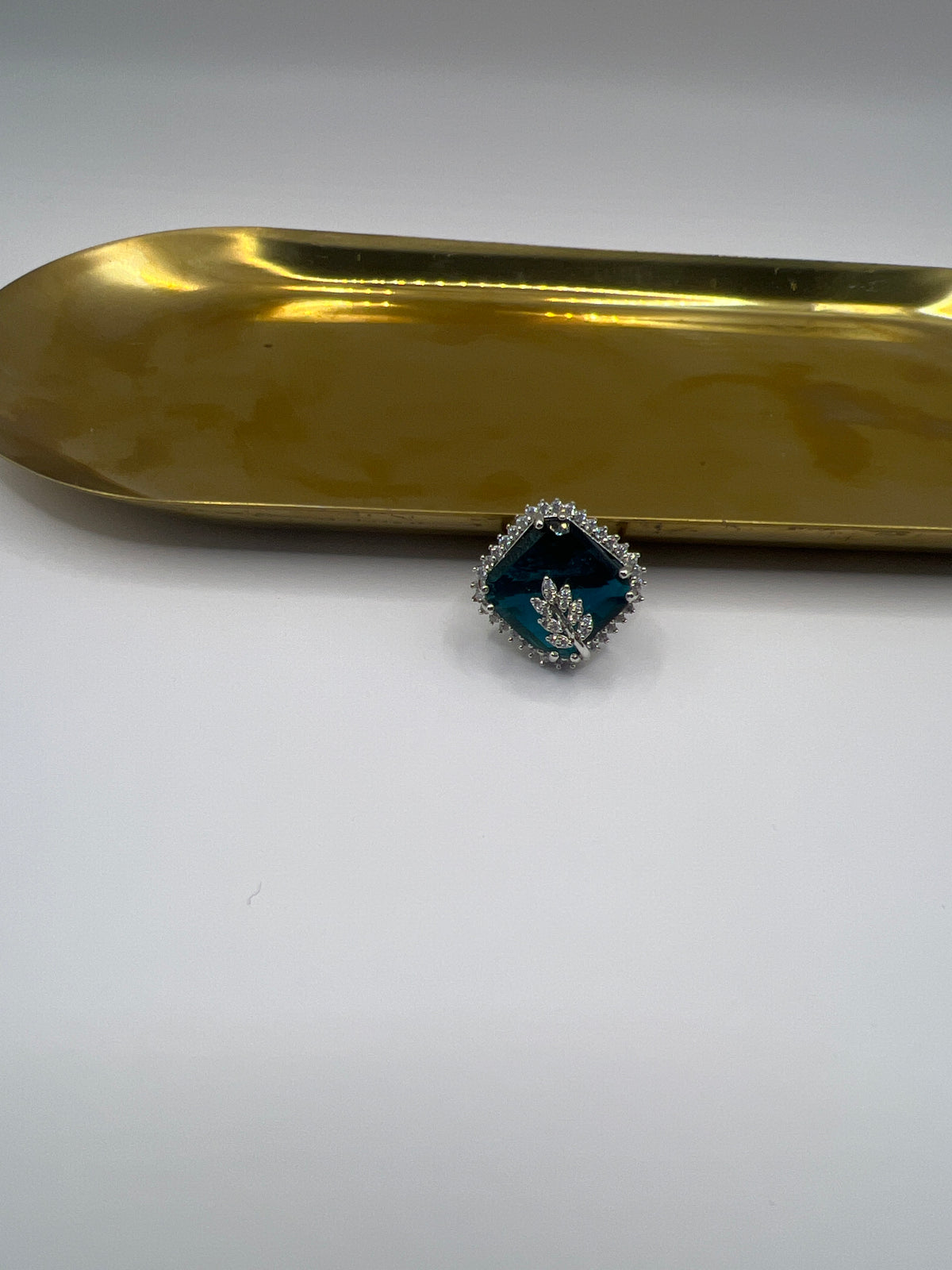 Emerald Green Cocktail Ring