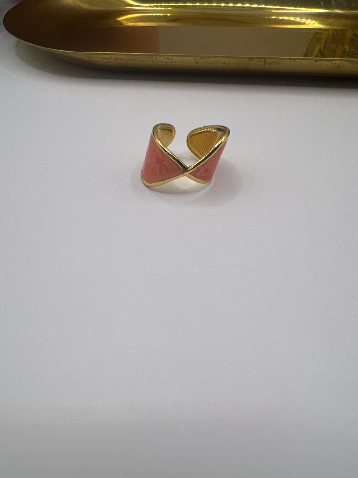 Orange Open - Cuff Ring