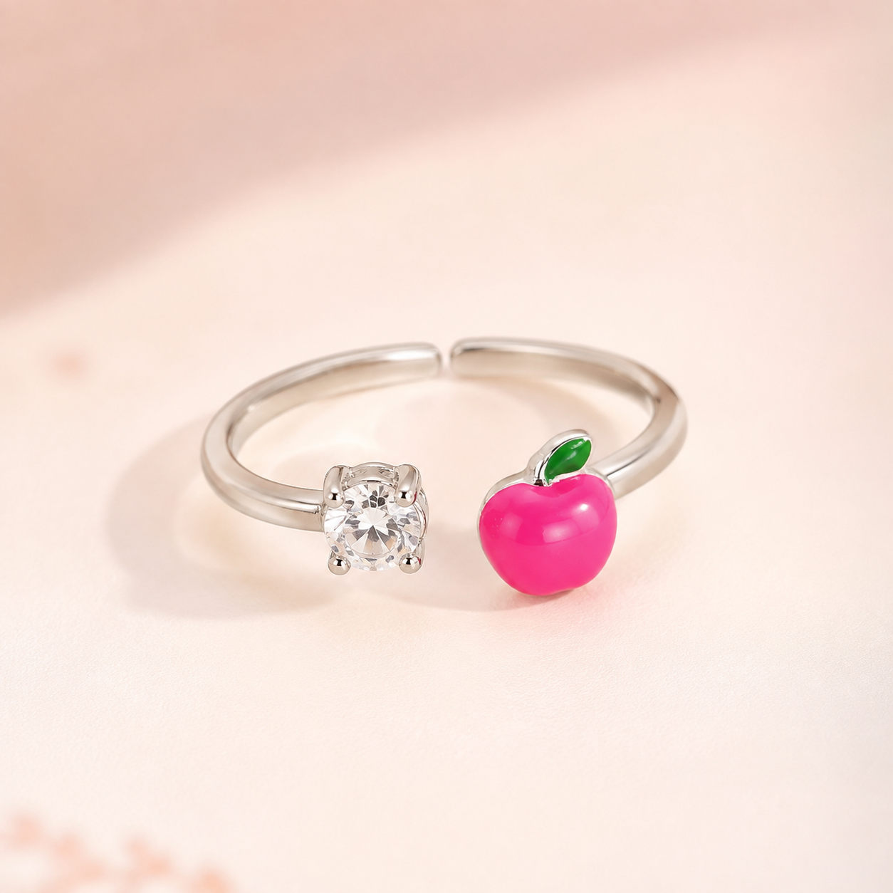 adjustable pearl ring