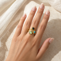 layer coloured ring