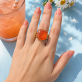 stone coloured ring