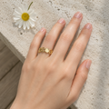 ring golden hearts