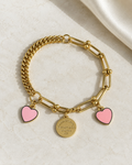pink adjustable braclet