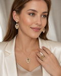 champain jewellery set