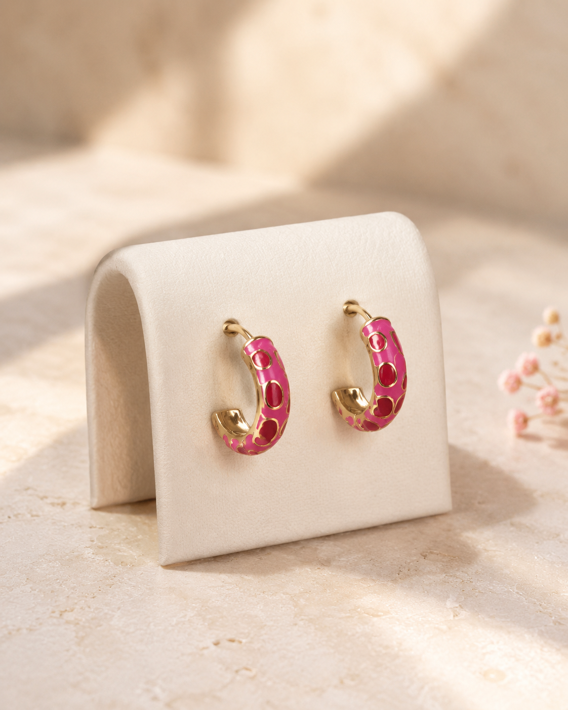 golden coloured earings