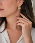 golden earings stone