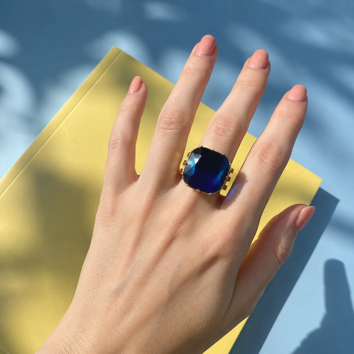 stone coloured ring