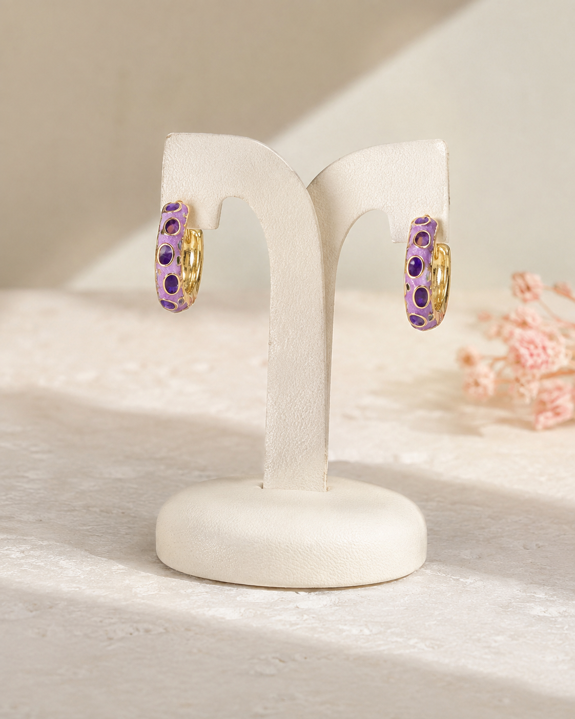 golden coloured earings