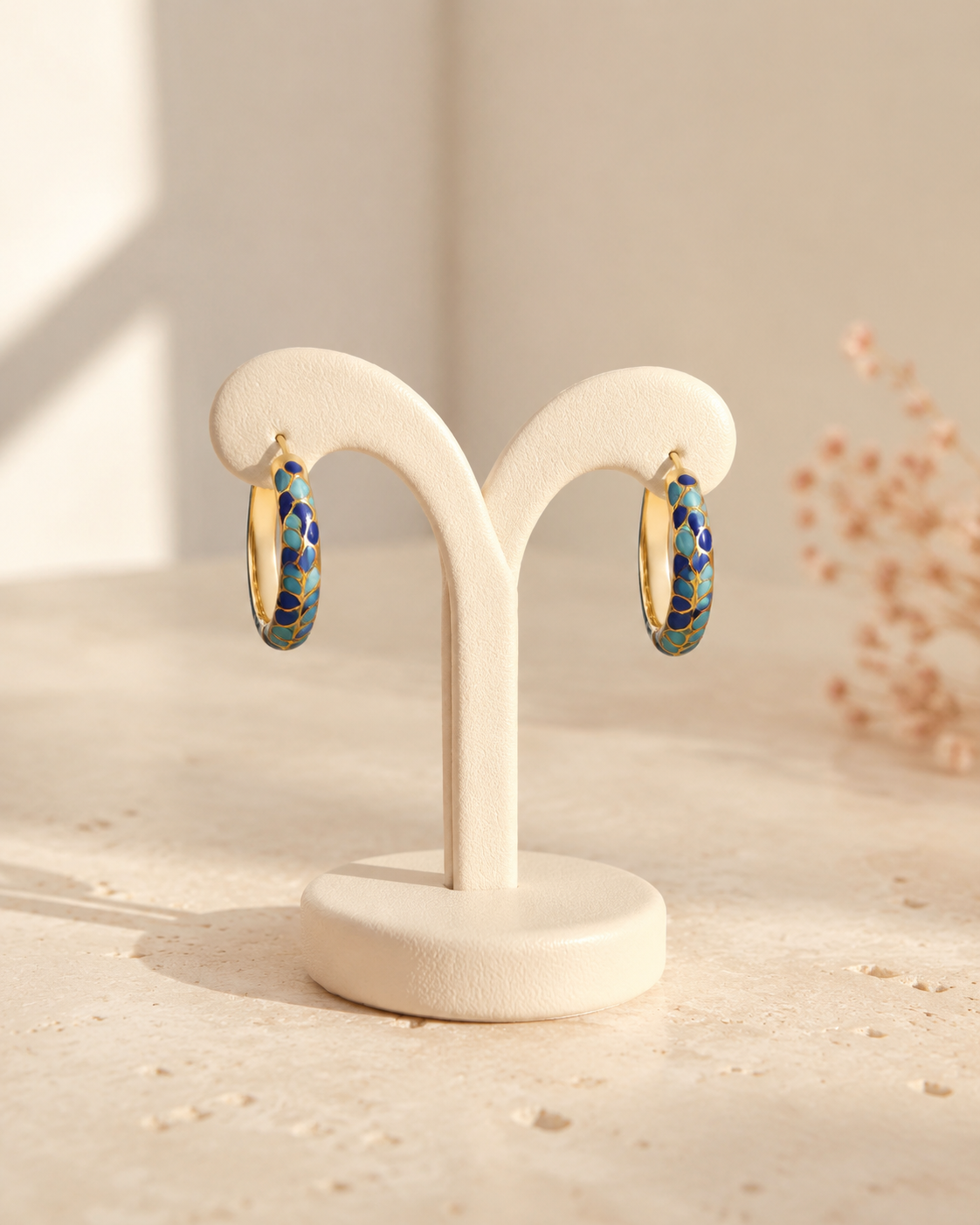golden coloured earings