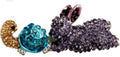 Handcrafted with intricate detailing and sparkling crystal stones