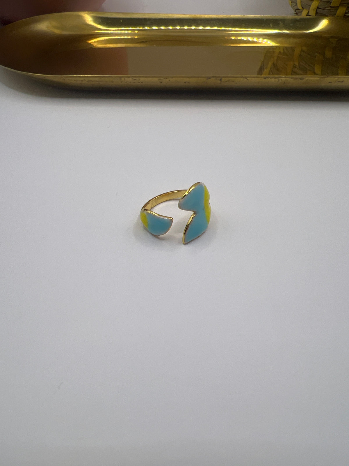 Multi-colour Pastel Swirl Ring