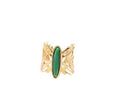 Miniature Green Stone Ring