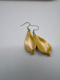 Yellow clay handmade earings