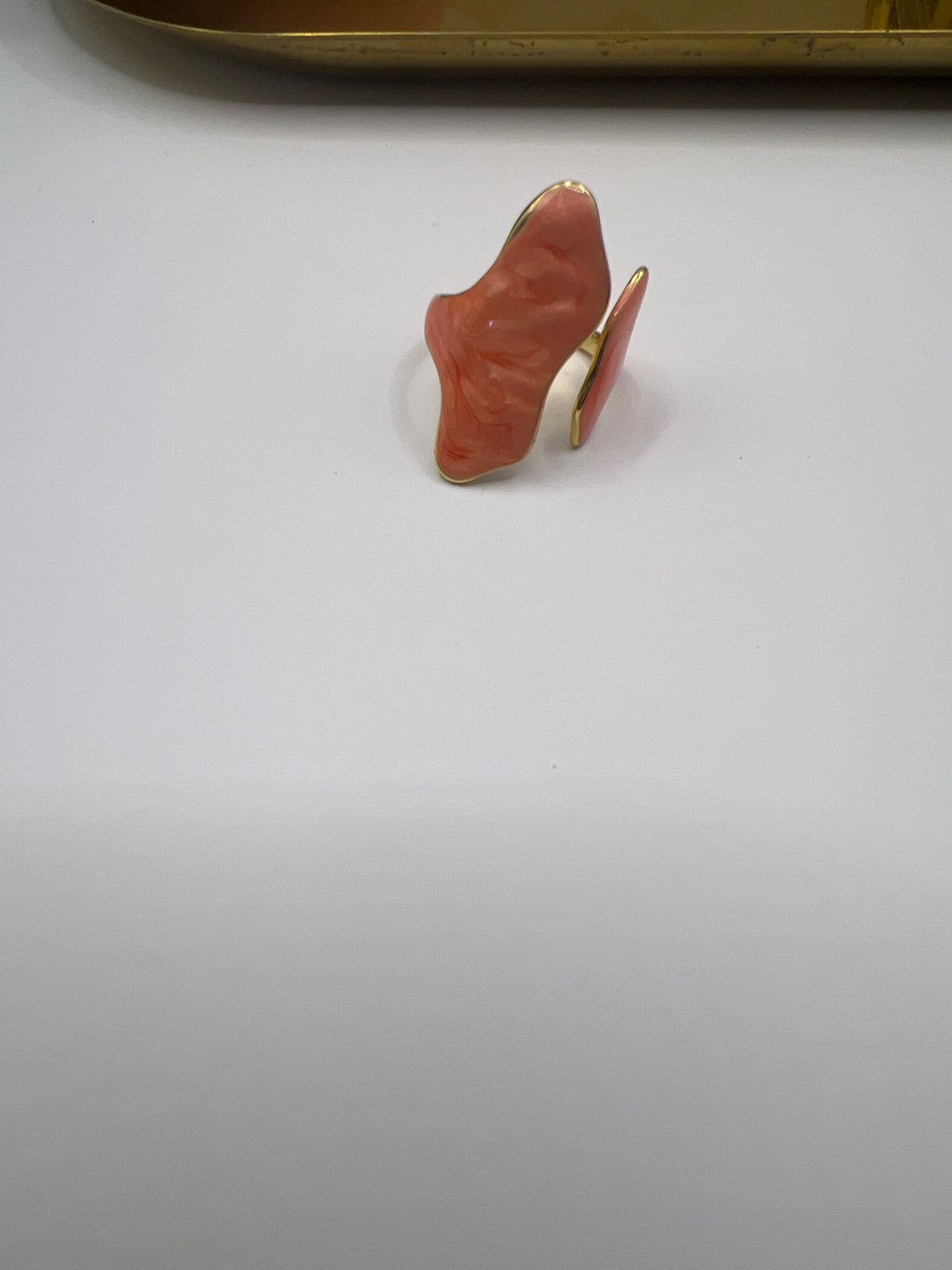 Orange Open - Cuff Ring