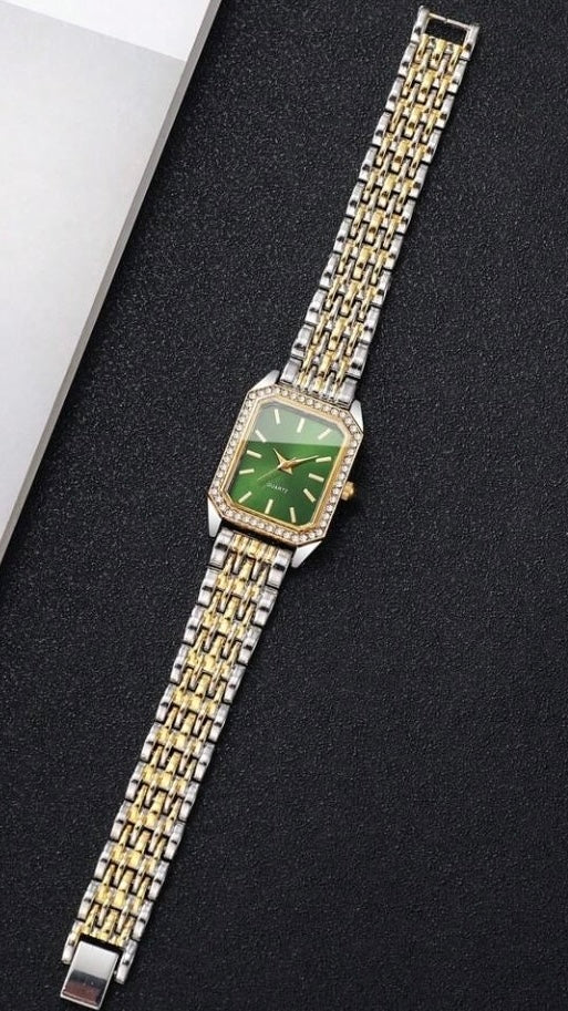Green premium watch
