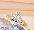 Pearl n stone golden ring
