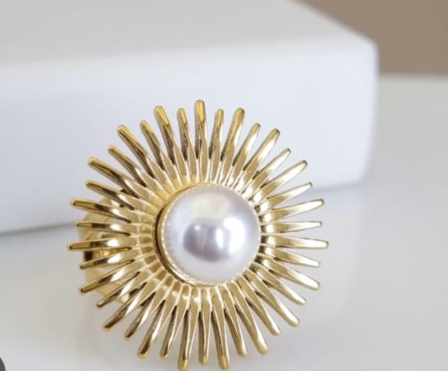 pearl sun ring