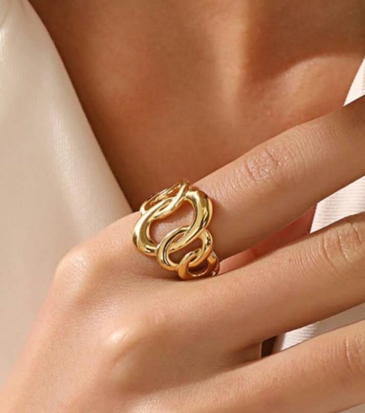 chain golden ring
