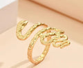 fine golden snake ring