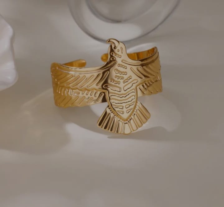golden eagle ring