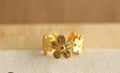 gold flower ring