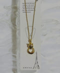 golden lepoard necklace