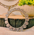 silver vintage braclet