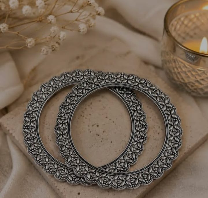 silver vintage braclet