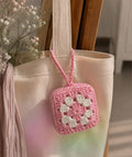 crochet airpods bag hanging
