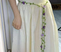 crochet skirt fancy belt