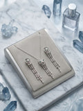 silver premium jewellery set