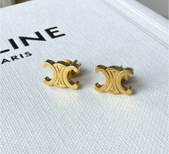 golden C earings