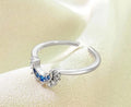minimal moon ring