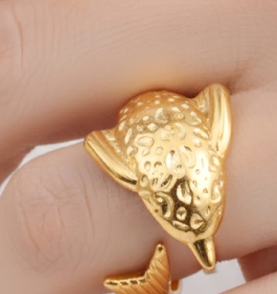 golden fish ring