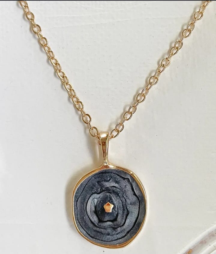 blue stary necklace