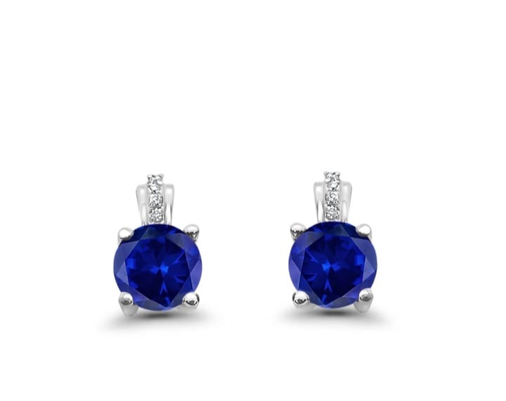 limited edition blue stone earings
