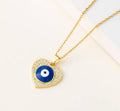 evil eye golden locket