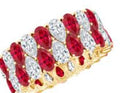 rubby golden ring