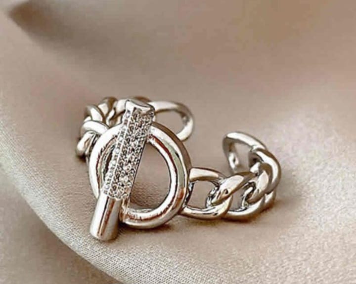 silver stones ring