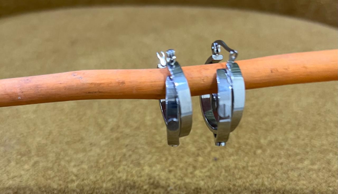 silver limited cartier earing