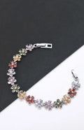 crystal premium flower braclet