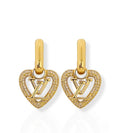 golden stones lv earings