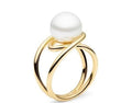 pearl golden ring