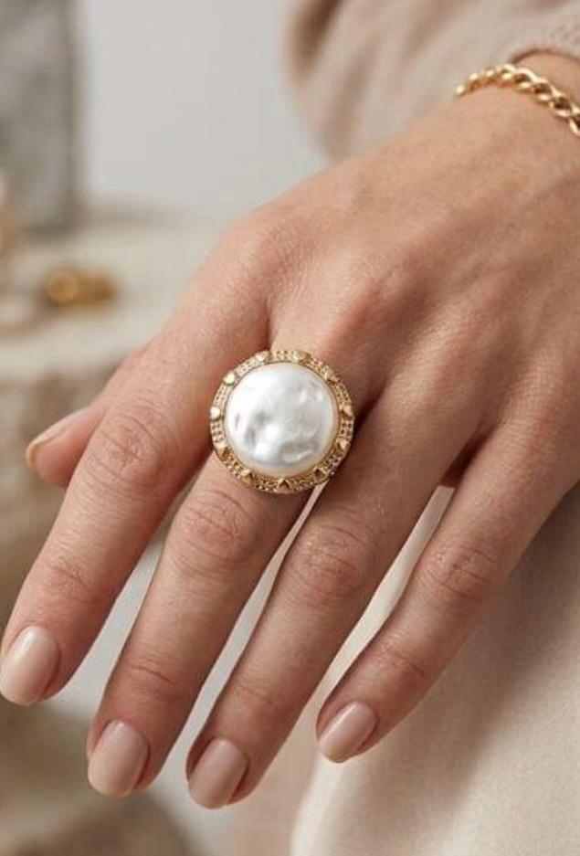 golden stones rings